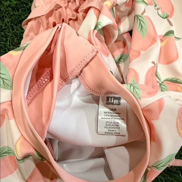 HB Rashguard Ruffle Butt Swimsuit - Picture 3 of 3